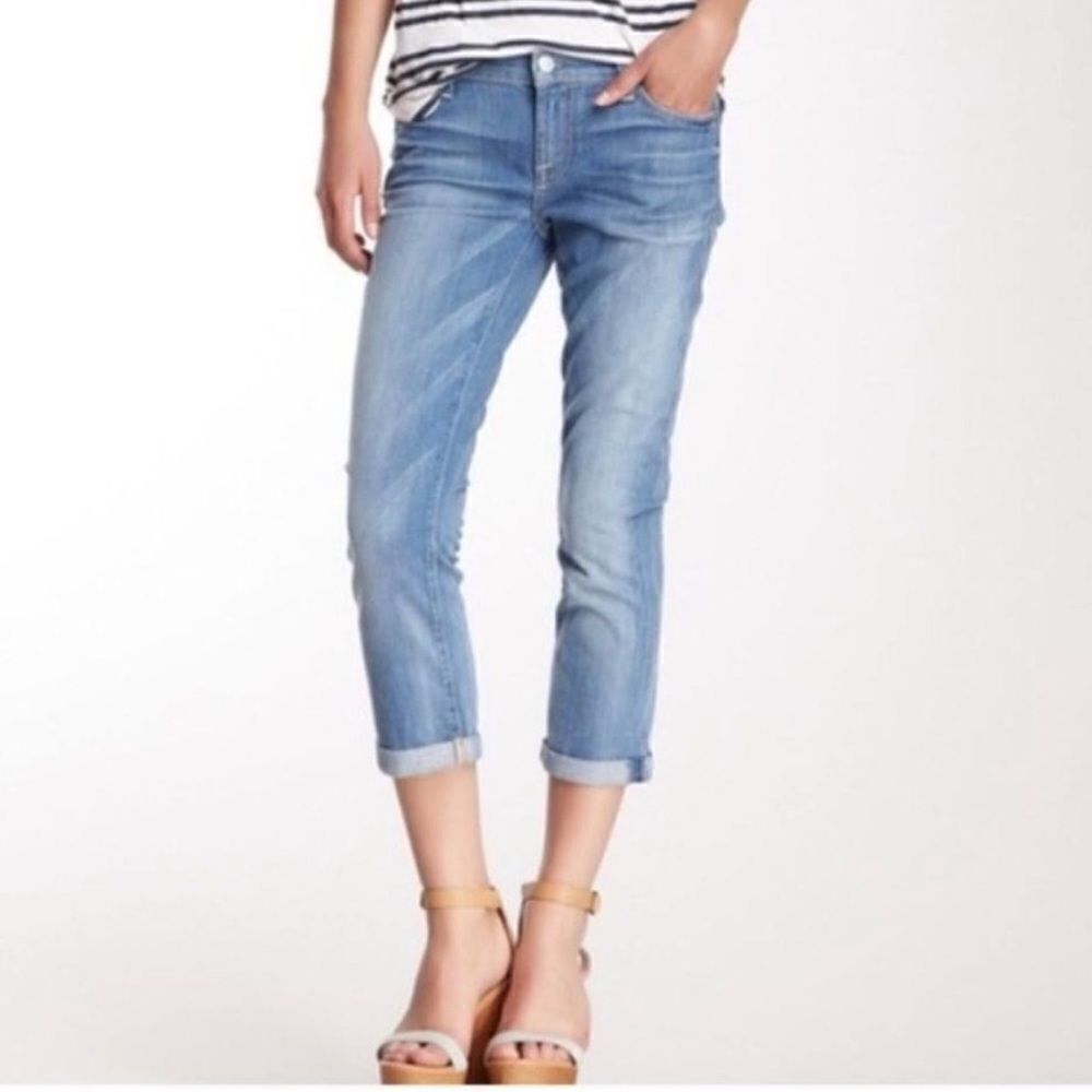 7 For All Mankind The Skinny Crop & Roll Jeans